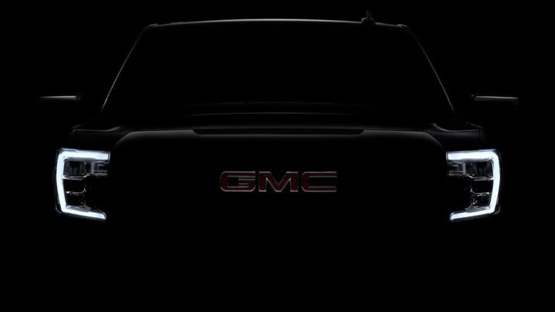 2019 GMC Sierra 1500 pickup teased on Twitter